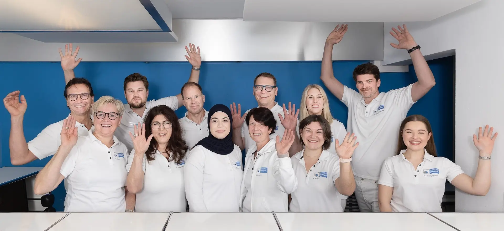 Teamfoto für Arztpraxis
