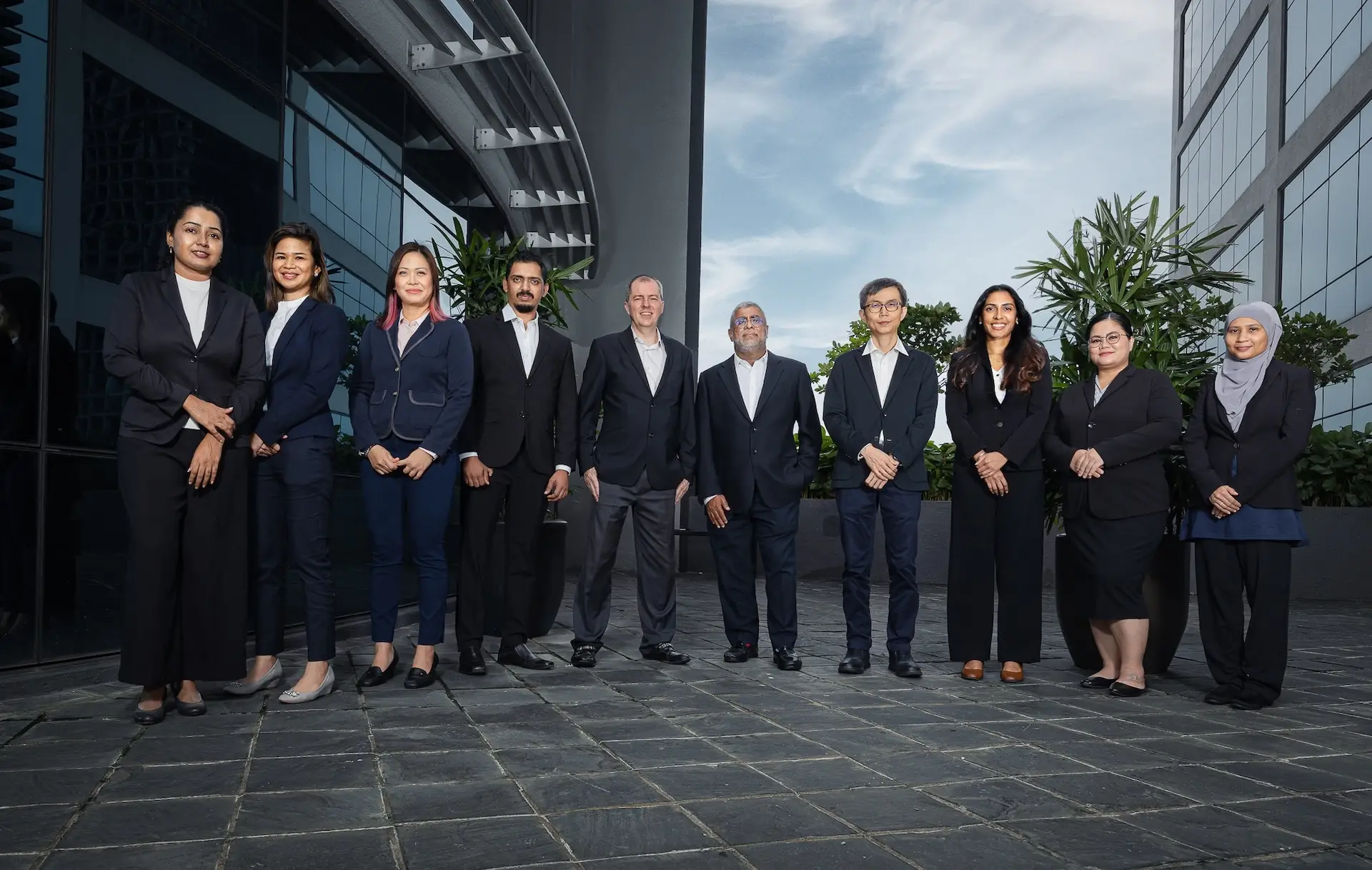 Teamfoto Unternehmen